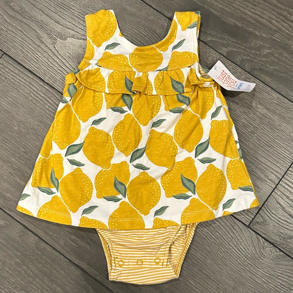 NWT Carters Lemon Outfit